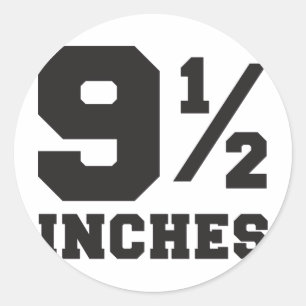 Sticker Rond 9 pouces et demi 9 1/2