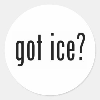 Sticker Rond a de la glace ?