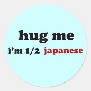 Sticker Rond À moitié japonais