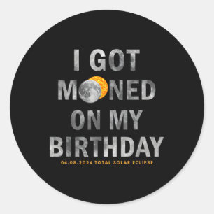 Sticker Rond À Mon Anniversaire, Je Rêvais Complètement