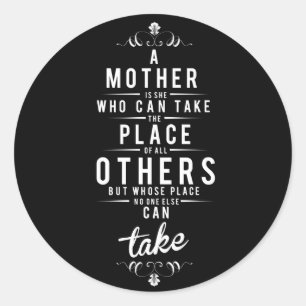 Sticker Rond À Mother i she who can take