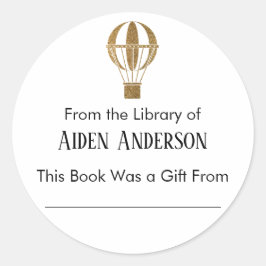 Sticker Rond À partir de la plaque d'immatriculation du ballon 