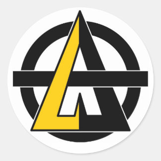 Sticker Rond A pour l'agorisme