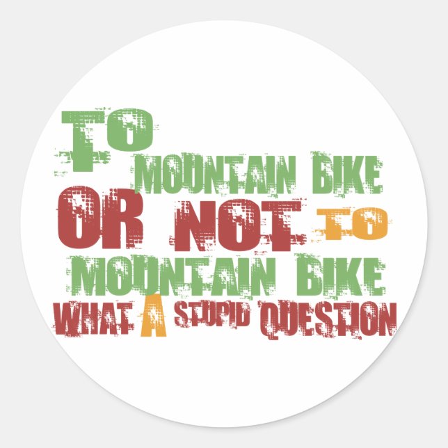 STICKER ROND À VTT (Devant)