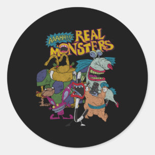 Sticker Rond Aaahh Real Monstres Tous les caractères