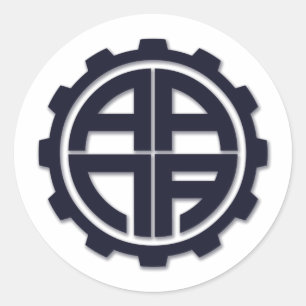 STICKER ROND AANA GEAR