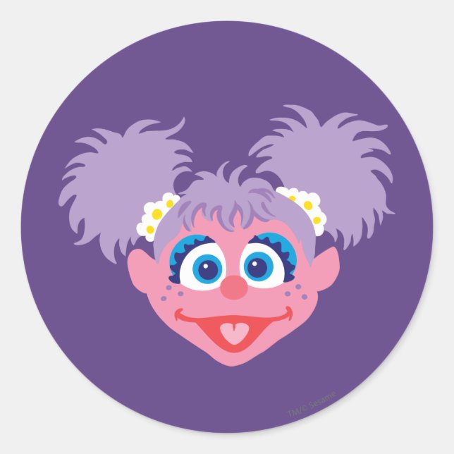 Sticker Rond Abby Cadabby Face (Devant)