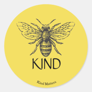 Sticker Rond Abeille