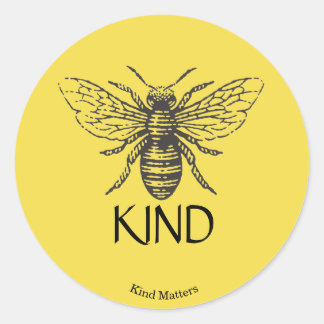 Sticker Rond Abeille