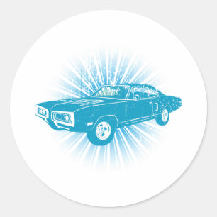 Sticker Rond Abeille superbe 400 de 1970 Dodge