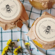 Abeille vintage | Miel biologique | Rétro
