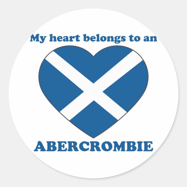 Sticker Rond Abercrombie (Devant)