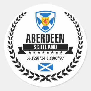 Sticker Rond Aberdeen