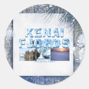 Sticker Rond ABH Kenai Fjords