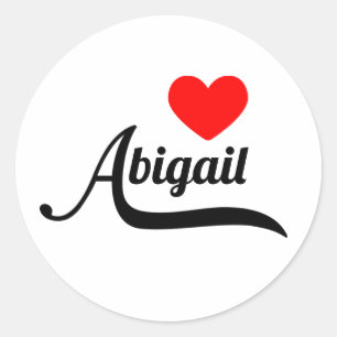 Sticker Rond Abigail