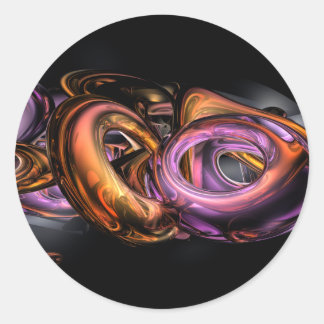 Sticker Rond Abrégé sur graffiti