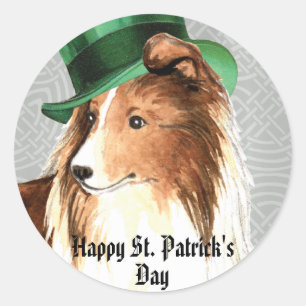 Sticker Rond Abri de la Saint Patrick