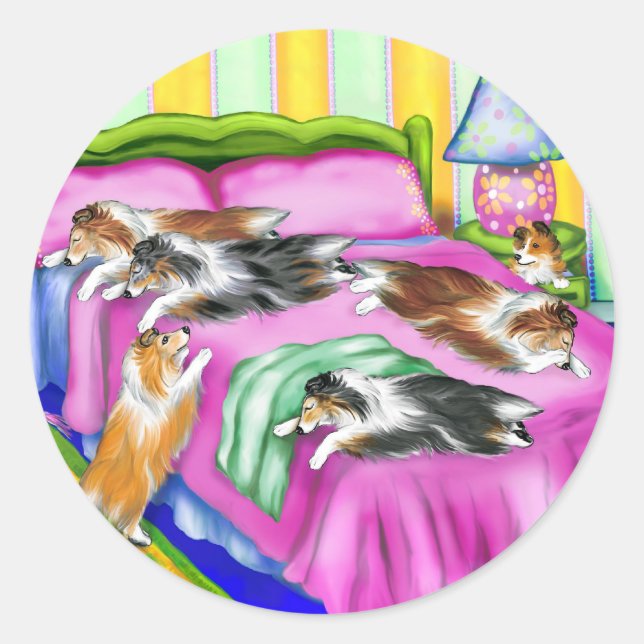 Sticker Rond Abrite rose Confort (Devant)