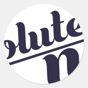 Sticker Rond Absolument pas