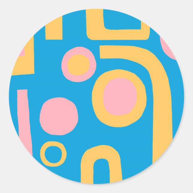 Sticker Rond Abstrait 170914v2 (Devant)