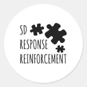 Sticker Rond Aby Thérapeute Sd Renforcement Réaction Comporteme