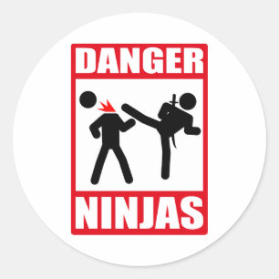 Sticker Rond Académie de Ninja Okinawa Tua Bill