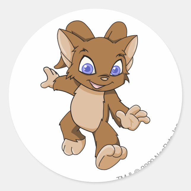 Sticker Rond Acara Brown (Devant)