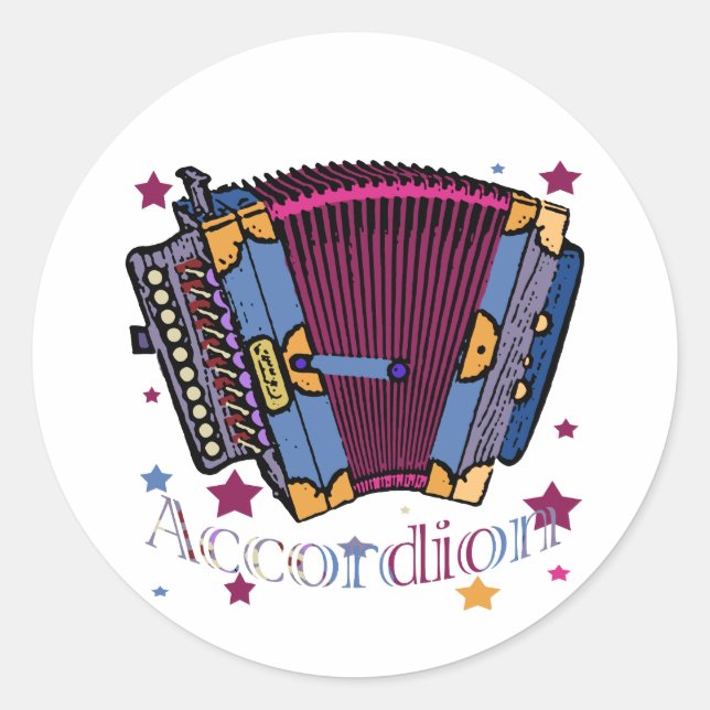 Sticker Rond Accordéon (Devant)