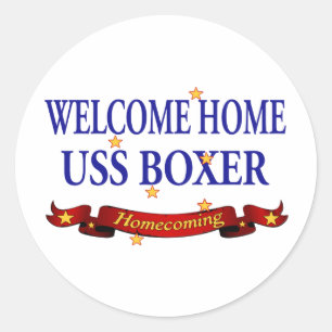 Sticker Rond Accueil Boxe USS