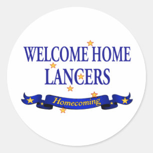 Sticker Rond Accueil Lancers