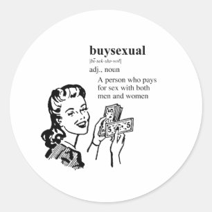 STICKER ROND ACHATSEXUEL