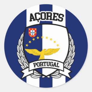 Sticker Rond Açores