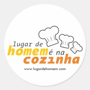 Sticker Rond Adhésive Place d'Homme est dans la Cuisine