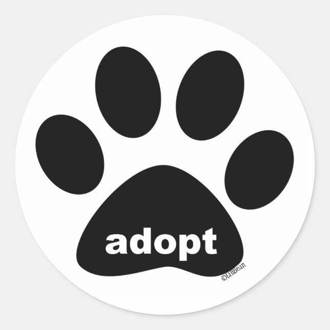 Sticker Rond Adopter (Devant)