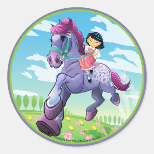 Sticker Rond Adrian's Dream Horse