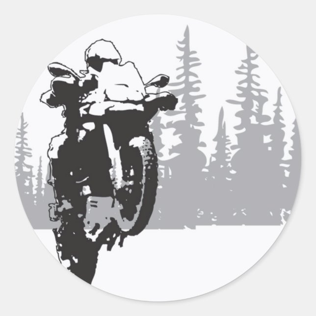 Sticker Rond Adv Riding (Devant)