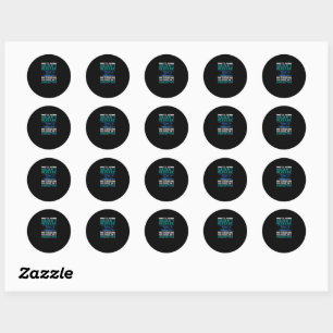 Sticker Rond Aéronefs C'est une chose mécanique d'aéronef