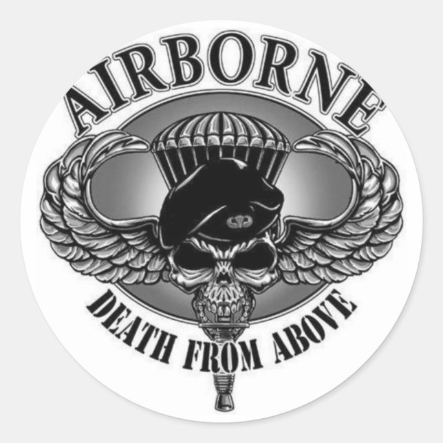 Sticker Rond aéroporté (Devant)