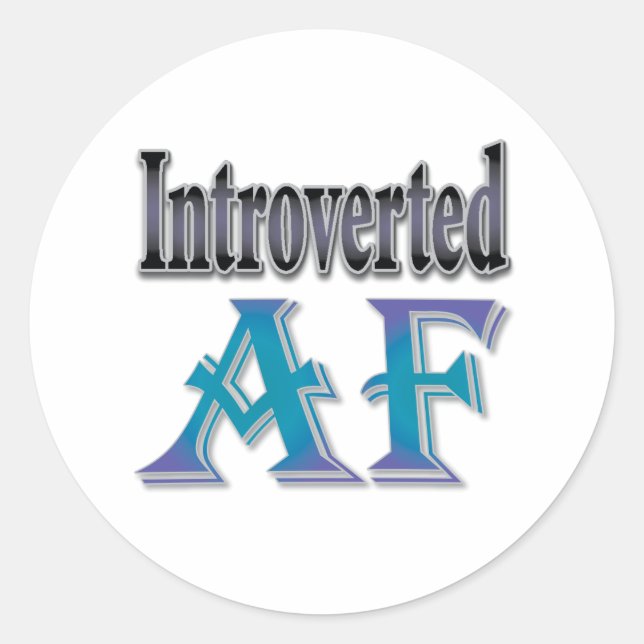 Sticker Rond AF introduite (Devant)