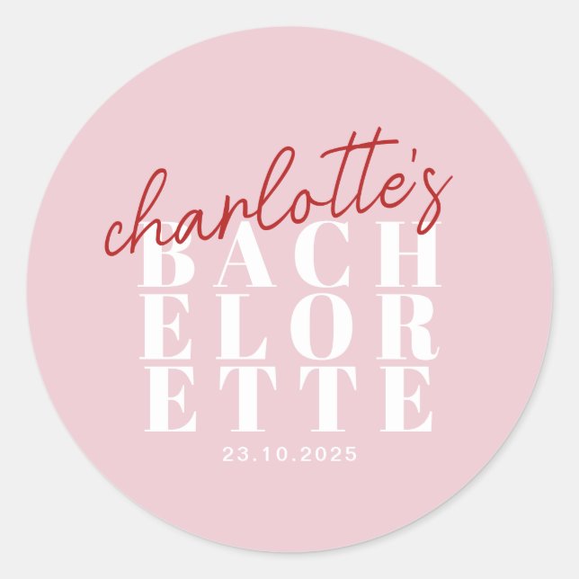 Sticker Rond Affiche (Devant)