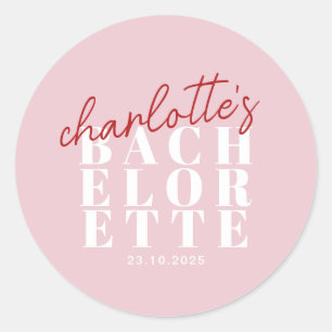 Sticker Rond Affiche