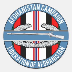 Sticker Rond Afghanistan Libération CIB
