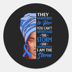 Sticker Rond African Woman Afro I