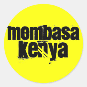 Sticker Rond Africankoko Custom Mombasa, Kenya