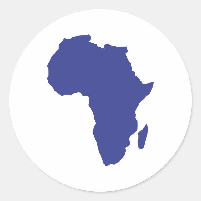 Sticker Rond Afrique (Devant)