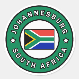 Sticker Rond Afrique du Sud de Johannesburg
