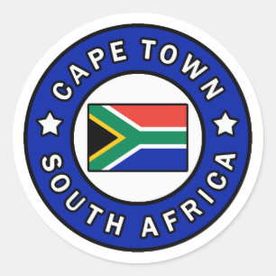 Sticker Rond Afrique du Sud du Cap