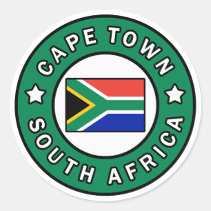Sticker Rond Afrique du Sud du Cap