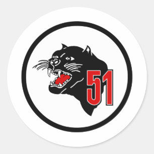 Sticker Rond AG 51 Immelmann