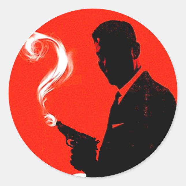 Sticker Rond Agent Secret (Devant)